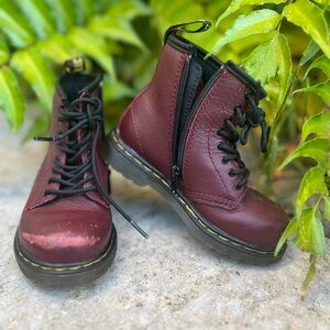 Doc Martens Sz 9 Cherry Red Boots